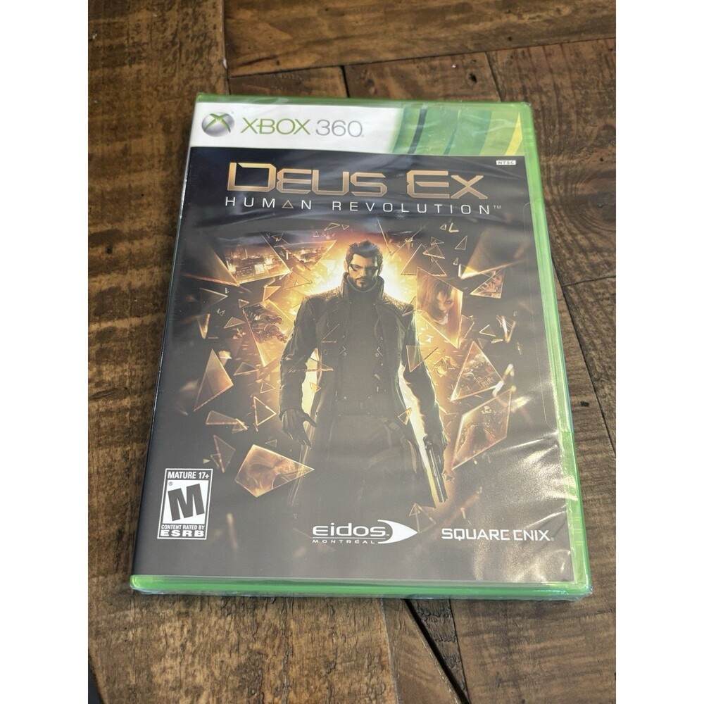 Deus Ex Human Revolution (Microsoft Xbox 360, 2011) Game New & Factory Sealed